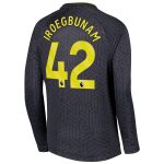 everton castore away shirt 2024-25 – kids – long sleeve with iroegbunam 42 printing Collection | Everton FC Jerseys & Footwear