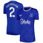 everton castore home pro shirt 2024-25 – womens with patterson 2 printing Collection | Everton FC Jerseys & Footwear