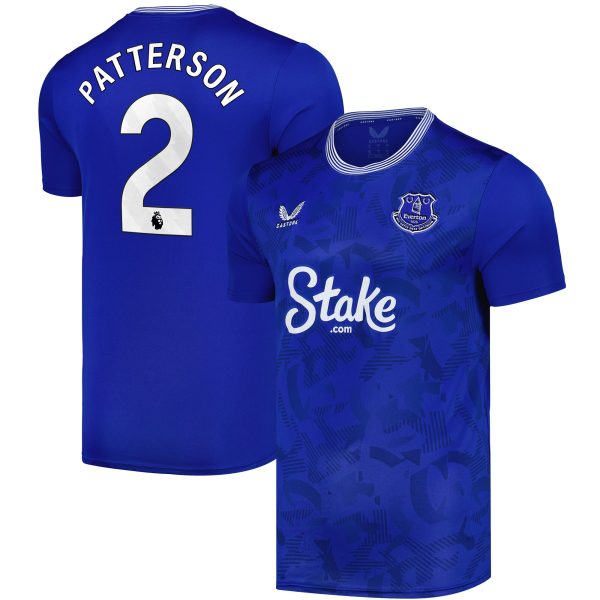 everton castore home replica shirt 2024-25 with patterson 2 printing Collection | Everton FC Jerseys & Footwear